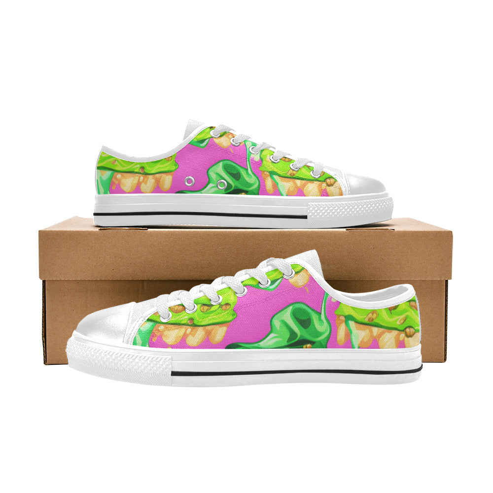 WOMEN'S Cc Ice Cream Art Canvas Neon Fantasy Shoes