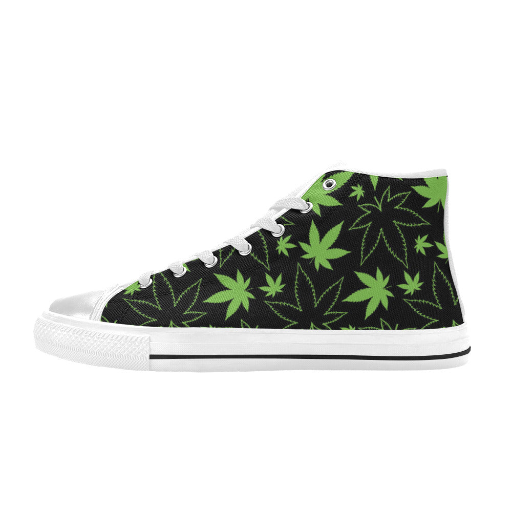 WOMEN'S Cc Weed 420 Art High Top Canvas Y2K Sneakers
