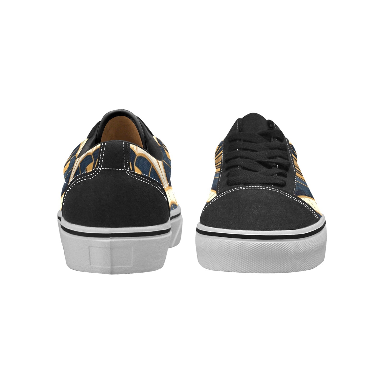 WOMEN'S Art Deco Illustration Pattern Low Top Skateboarding Dreamcore Sneakers