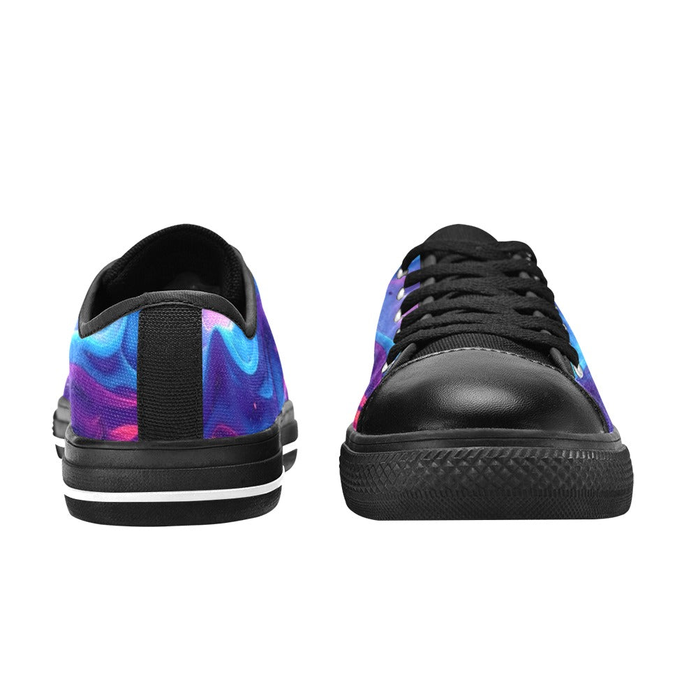 MEN'S Ethereal Camo Design 2 Low Top Canvas Y2K Sneakers