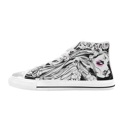 MEN'S Ink Art 2 Men’S High Top Canvas Grunge Shoes