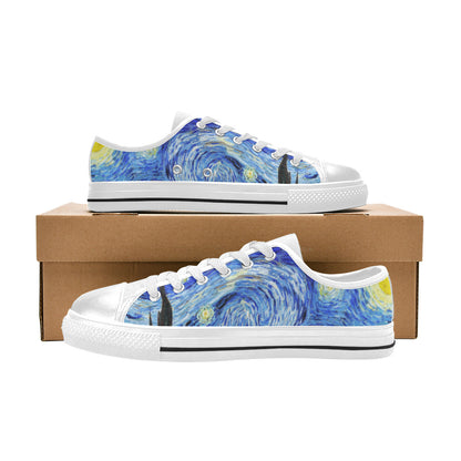 WOMEN'S Cc Starry Night Canvas Surreal Sneakers