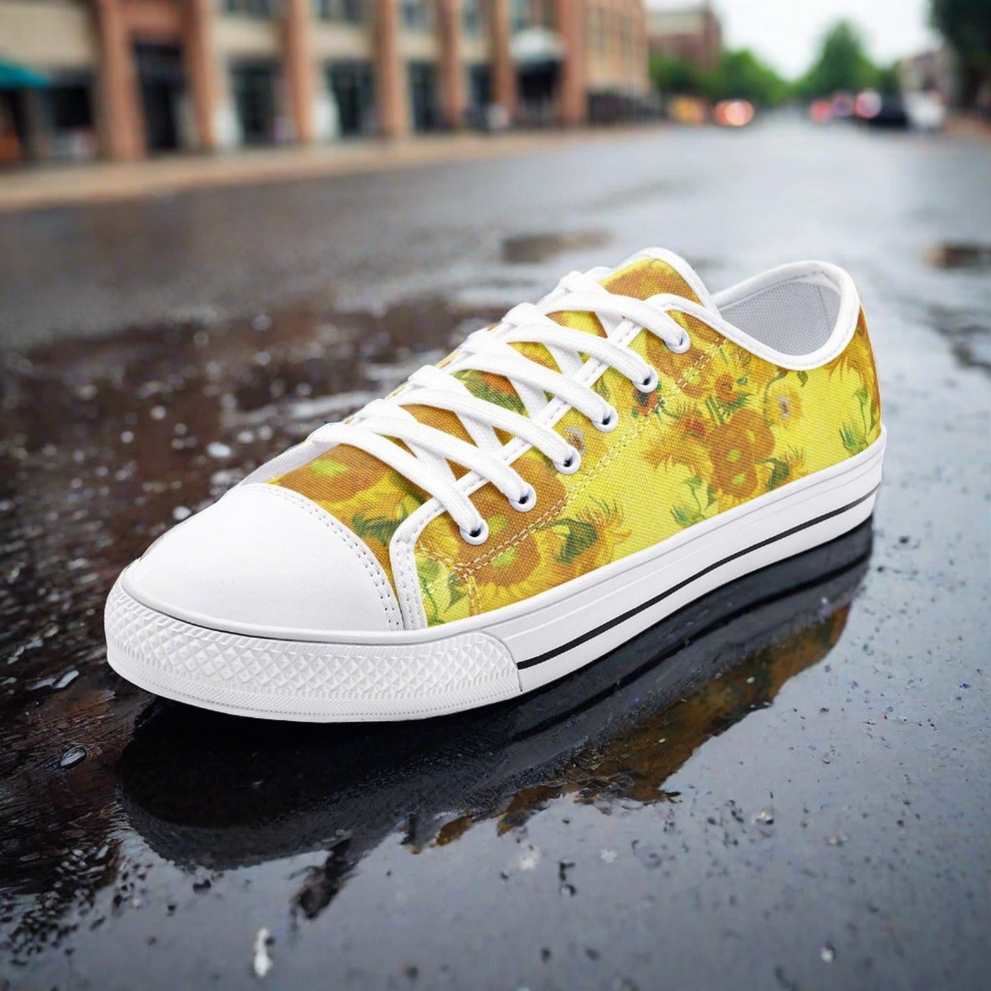 Celtic Crimson Black Vivid Bold Art - Freaky Shoes | Custom Art Sneakers