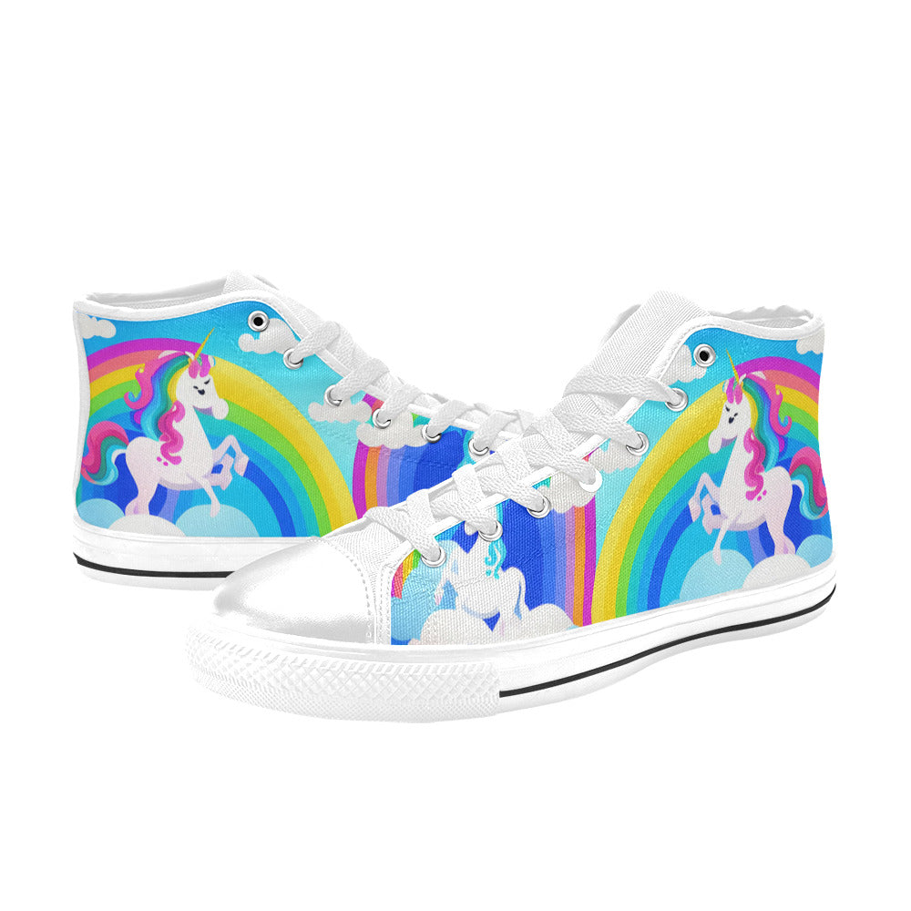 MEN'S Unicorns Abstract Men’S High Top Canvas Y2K Custom Shoes