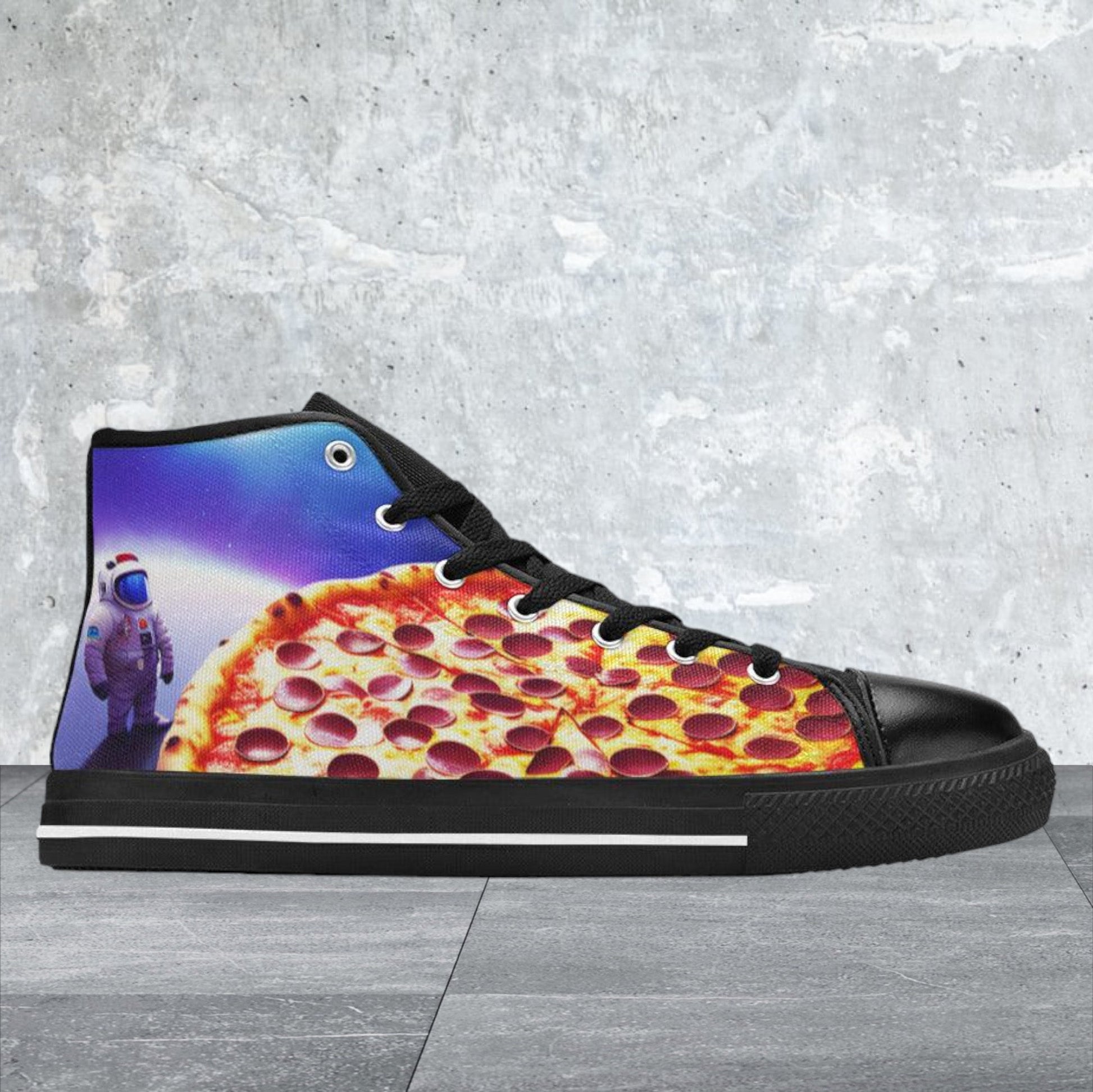 Monarch Purple Teal Wearable WOMEN Bold Art - Freaky Shoes | Custom Art Sneakers