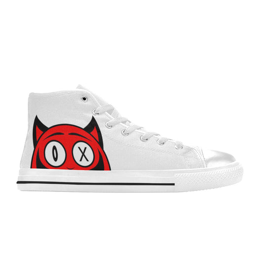 WOMEN'S Devil High Top Canvas Vivid Custom Shoes