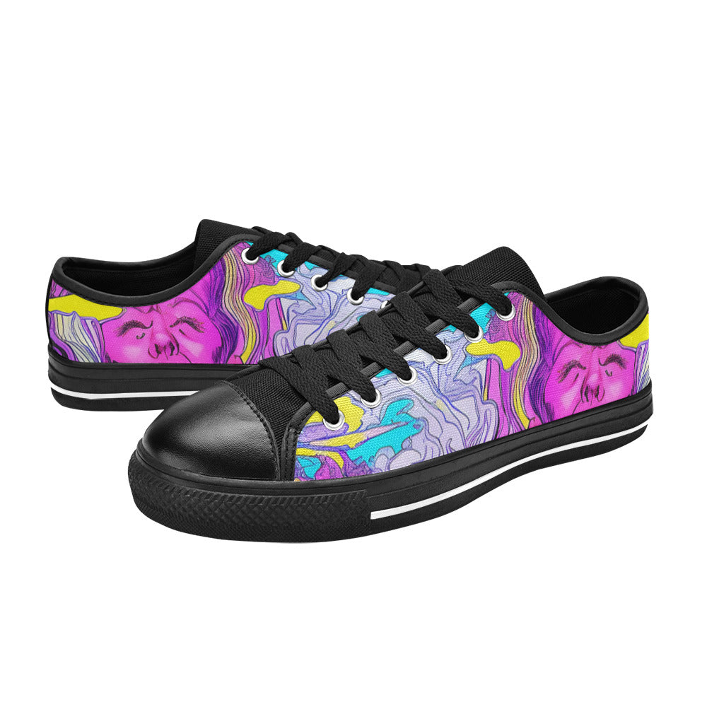 MEN'S Trip Art Canvas Wallpaper Art Shoes
