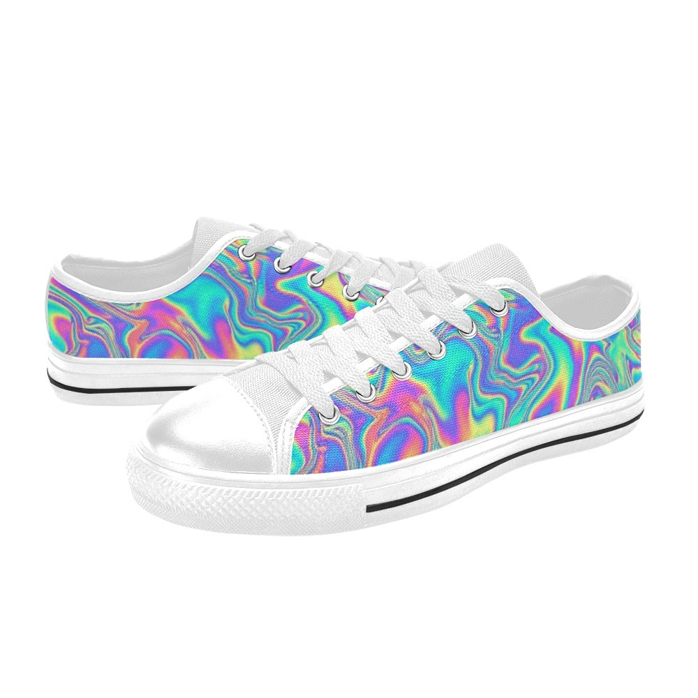 MEN'S Holographic Tribal Blaze 4 Canvas Dreamcore Shoes
