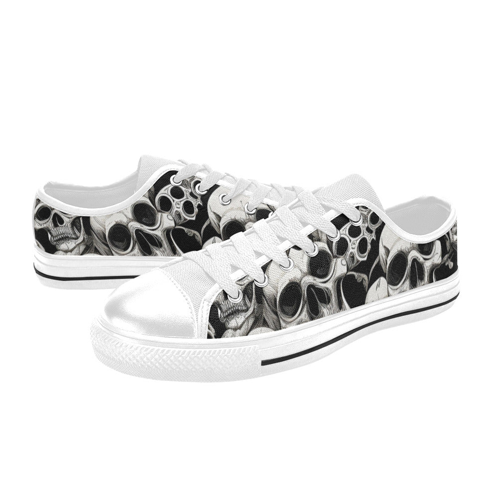 MEN'S Skulls Mania Canvas Dark Academia Sneakers
