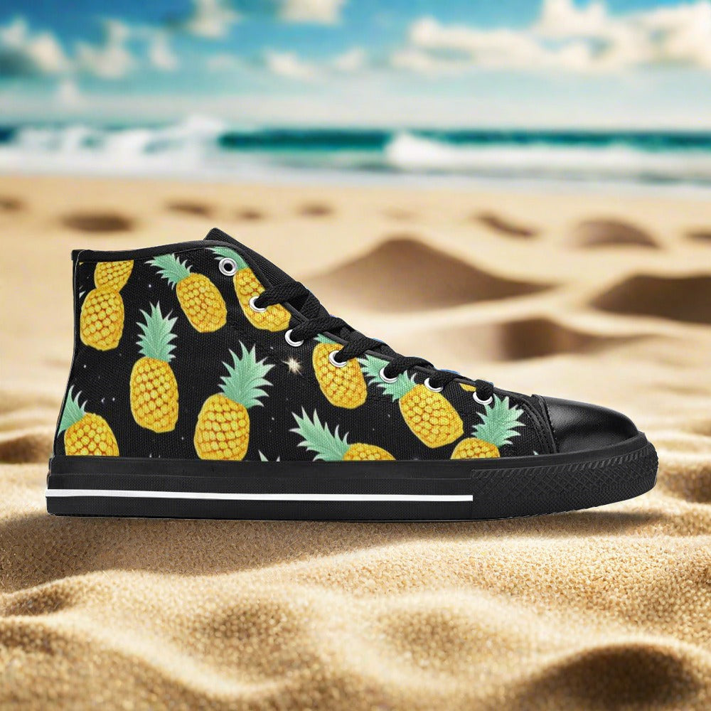 Jellyfish Teal Gold Unique WOMEN Bold Art - Freaky Shoes | Custom Art Sneakers
