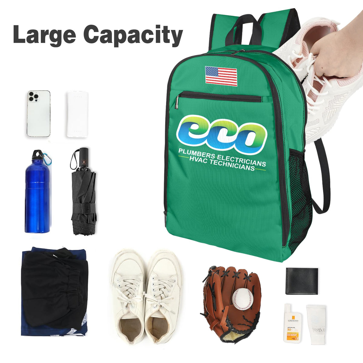 ECO All Over Print Leisure Sports Backpack (Model 1741)