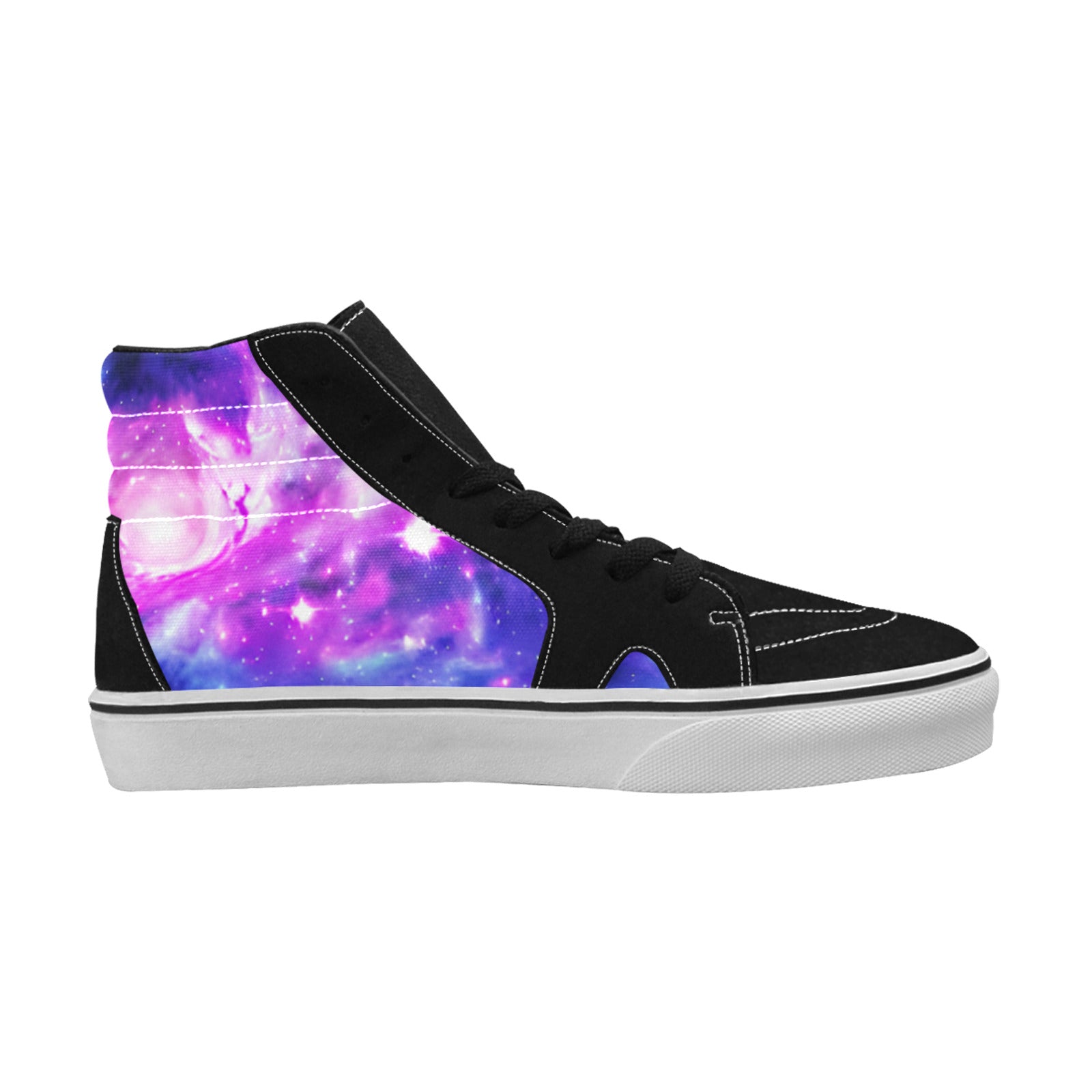 WOMEN'S Galaxy Art Out Space High Top Skateboarding Vivid Custom Shoes