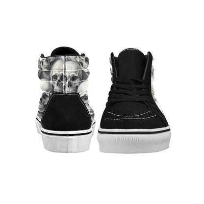 MEN'S Hyper Realistic Skull High Top Skateboarding Y2K Sneakers