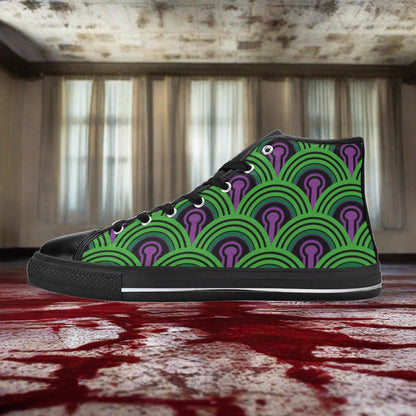 Mermaid Navy Indigo Custom WOMEN Bold Art - Freaky Shoes | Custom Art Sneakers