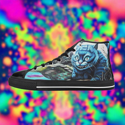 Egyptian Orange Black Wearable MEN Bold Art - Freaky Shoes | Custom Art Sneakers
