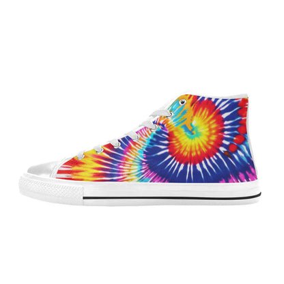 WOMEN'S Tie Dye Splash High Top Canvas Dreamcore Shoes
