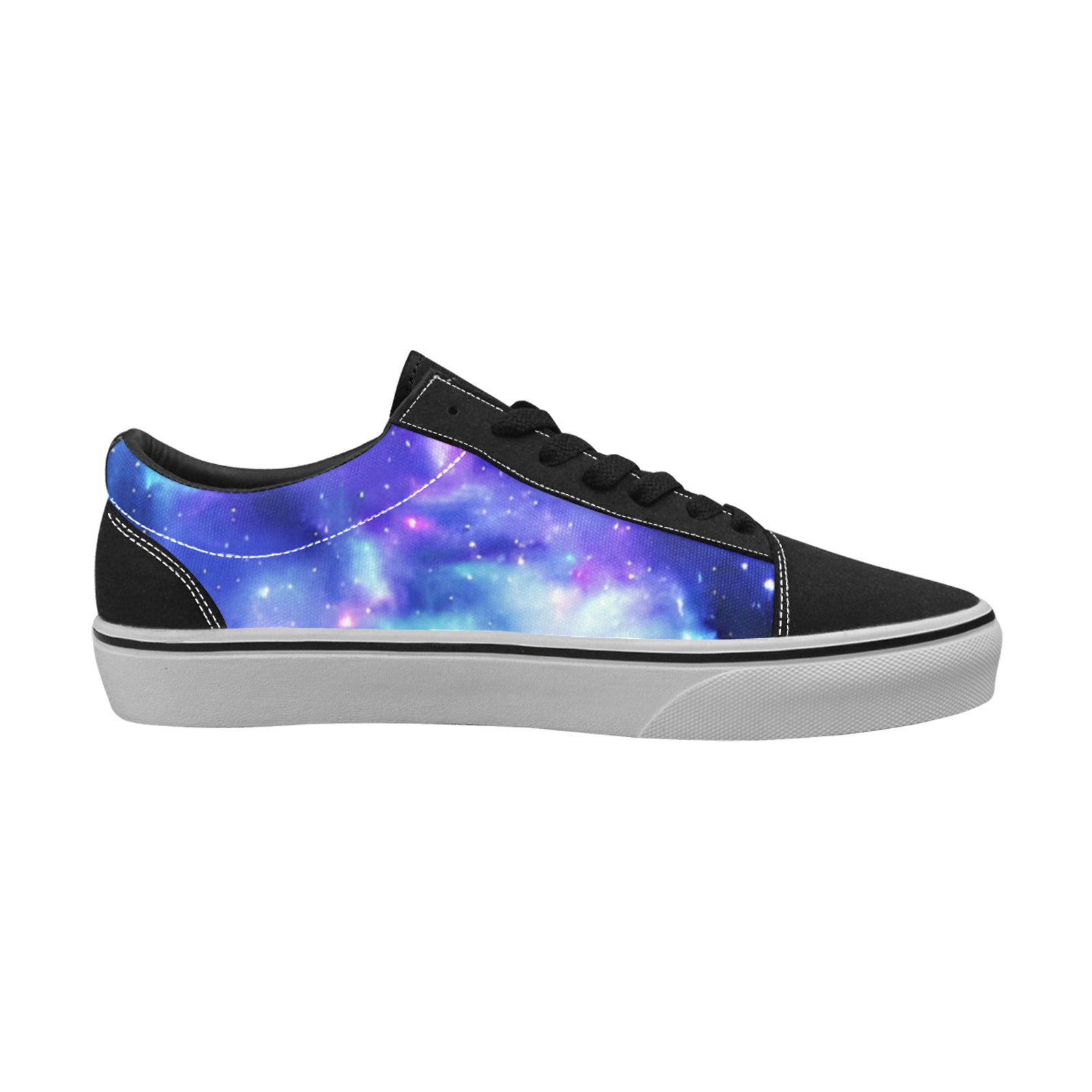 MEN'S Galaxy Art Out Space Low Top Skateboarding Cottagecore Custom Shoes