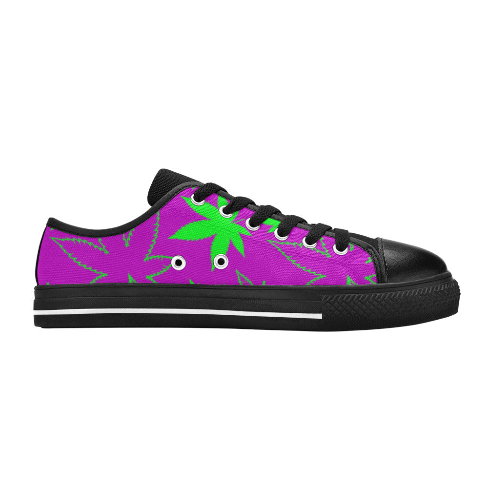 MEN'S Cc Weed 420 Art Canvas Cottagecore Custom Sneakers