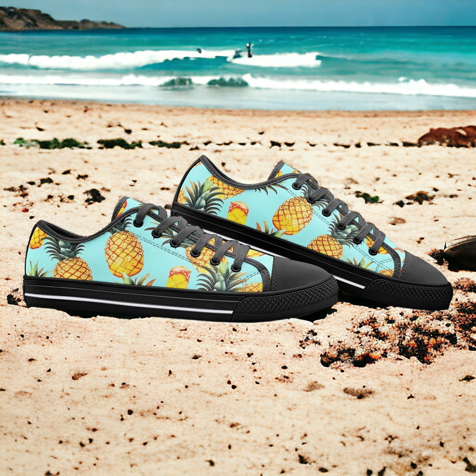 Peacock Neon Electric Unique Bold Art - Freaky Shoes | Custom Art Sneakers