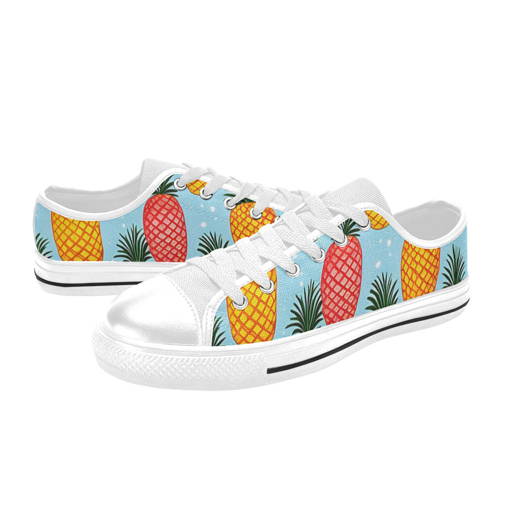 WOMEN'S Pineapples Please 2 Canvas Y2K Custom Sneakers