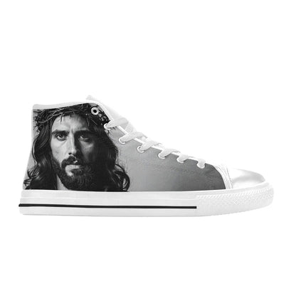 MEN'S Jesus37 Men’S High Top Canvas Neon Fantasy Custom Shoes