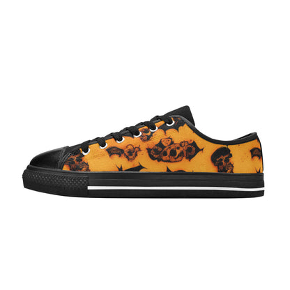 MEN'S Halloween Art 2 Canvas Wallpaper Art Custom Sneakers