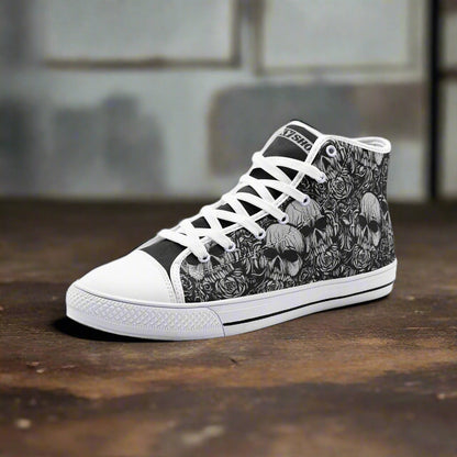 Egyptian White Gold Custom Bold Art - Freaky Shoes | Custom Art Sneakers