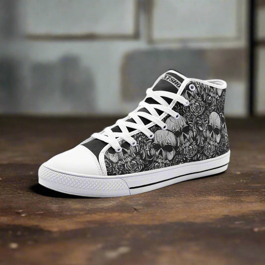 Egyptian White Gold Custom Bold Art - Freaky Shoes | Custom Art Sneakers