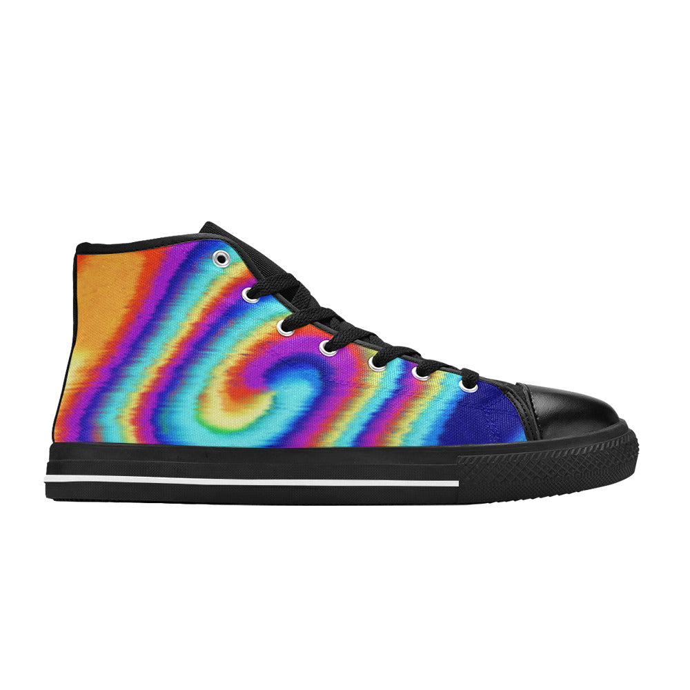 MEN'S Tiedye Men’S High Top Canvas Y2K Custom Sneakers
