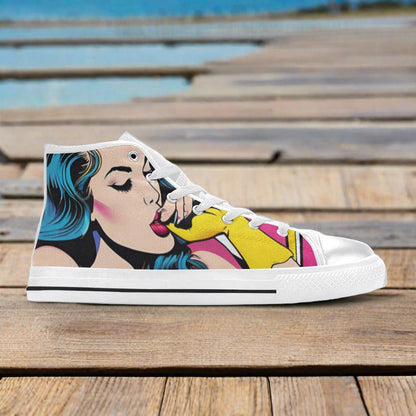 Wolf Earthy Brown Unique Bold Art - Freaky Shoes