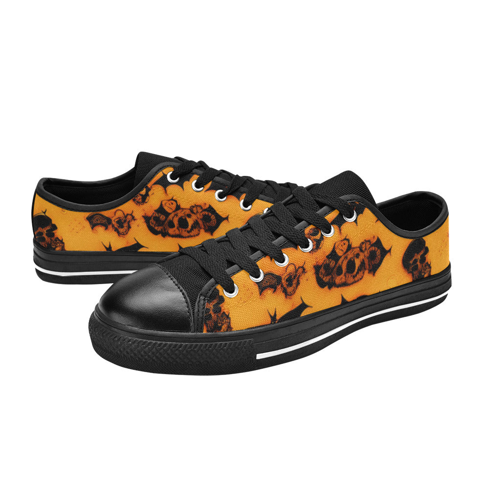 MEN'S Halloween Art 2 Canvas Wallpaper Art Custom Sneakers