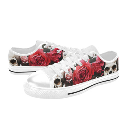 MEN'S Skulls Roses Deluxe 13 Canvas Vivid Sneakers
