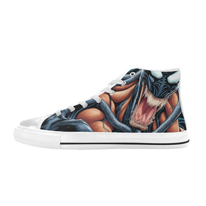 MEN'S Cc Demon Men’S High Top Canvas Grunge Custom Sneakers