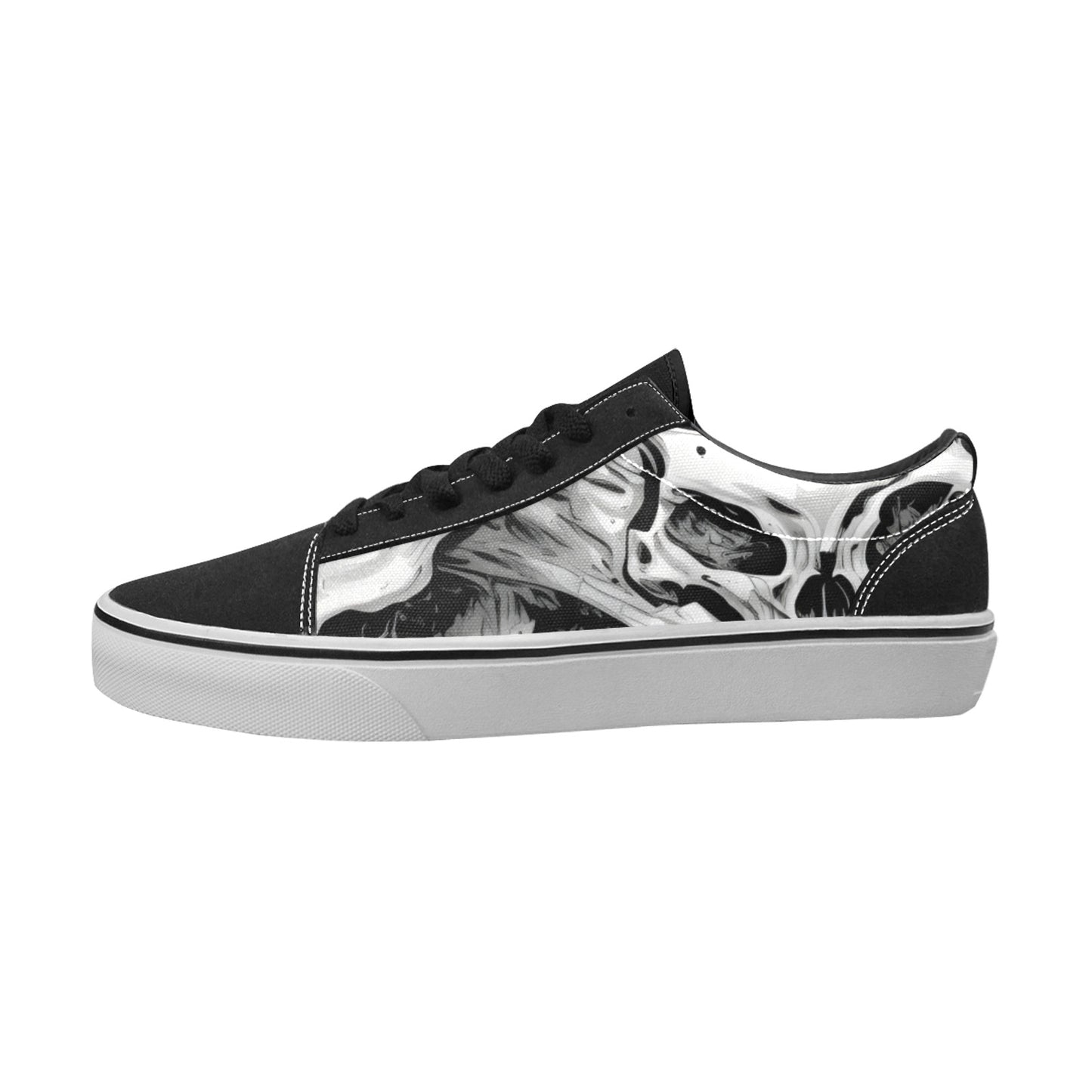 WOMEN'S Horror Comic Book Art Low Top Skateboarding Aesthetic Sneakers