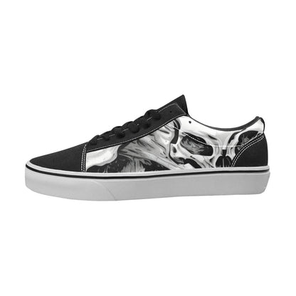 WOMEN'S Horror Comic Book Art Low Top Skateboarding Aesthetic Sneakers