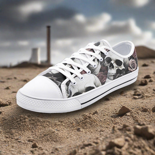 Chinese Dragon Earthy Brown Wearable Bold Art - Freaky Shoes | Custom Art Sneakers