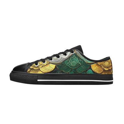 WOMEN'S Dragon Scale Fantasy Art Canvas Wallpaper Art Sneakers