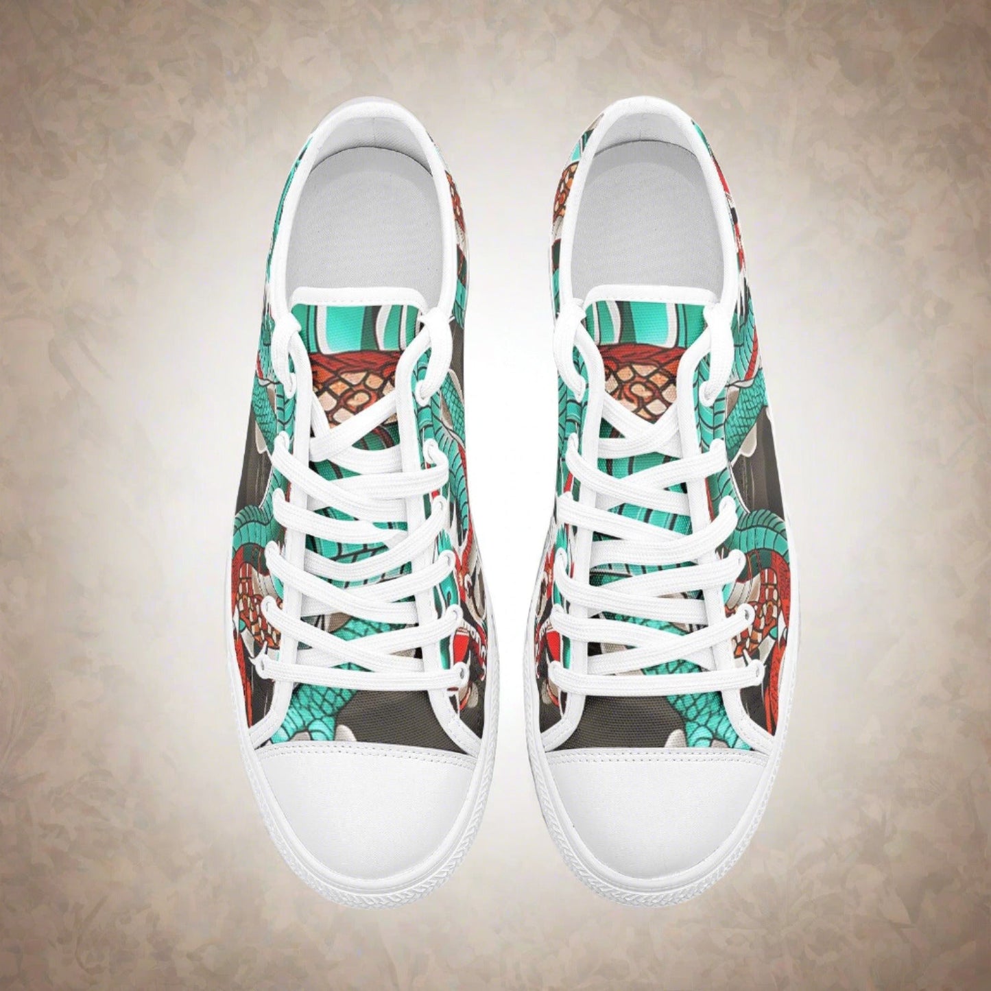 Cherry Blossom Pastel Soft Custom Bold Art - Freaky Shoes | Custom Art Sneakers