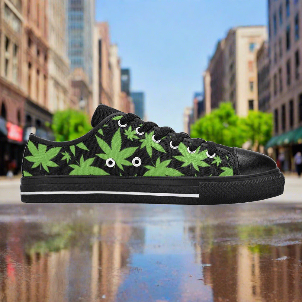 Koi White Gold Wearable WOMEN Bold Art - Freaky Shoes | Custom Art Sneakers