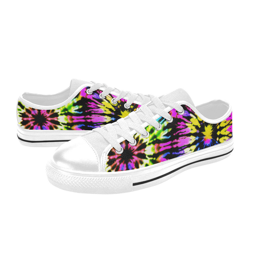 WOMEN'S Cc Tie Dye Art Canvas Y2K Shoes