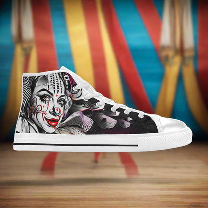 Chinese Dragon Red Gold Wearable MEN Bold Art - Freaky Shoes | Custom Art Sneakers