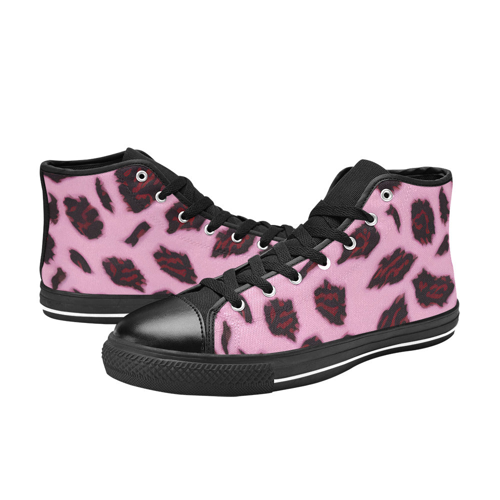 WOMEN'S Cc Animal Print High Top Canvas Vivid Sneakers