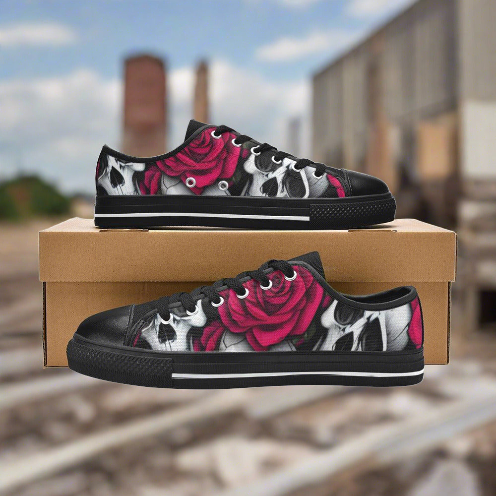 Celtic Purple Teal Wearable MEN Bold Art - Freaky Shoes | Custom Art Sneakers