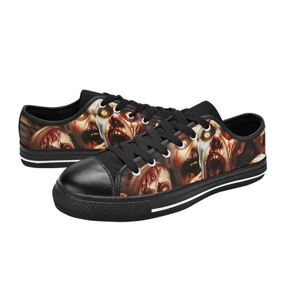 WOMEN'S Monsters 2 Canvas Dark Academia Custom Shoes
