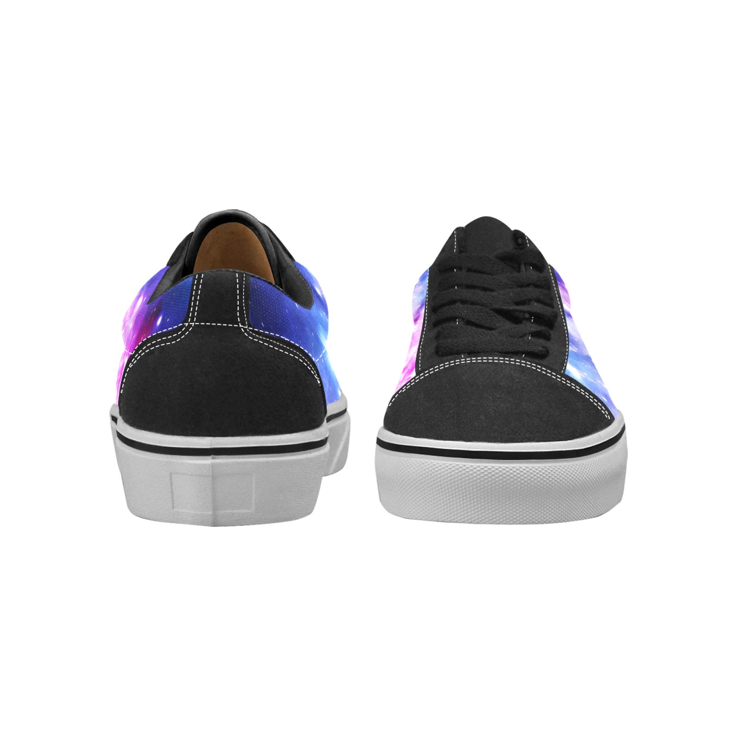 WOMEN'S Galaxy Art Out Space Low Top Skateboarding Dark Academia Custom Sneakers
