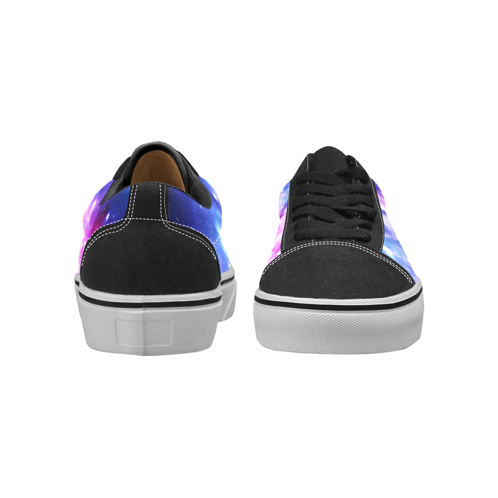 WOMEN'S Galaxy Art Out Space Low Top Skateboarding Dark Academia Custom Sneakers