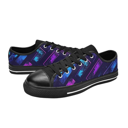 KIDS' Electric Houndstooth Dream 1 Low Top Canvas Dreamcore Sneakers