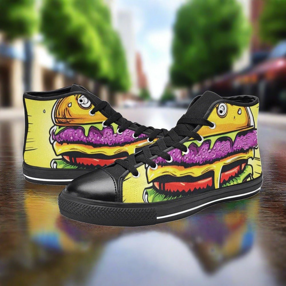 Phoenix Earthy Brown Vivid Bold Art - Freaky Shoes