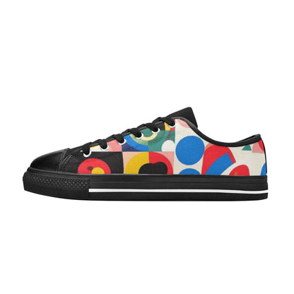 WOMEN'S 1960S Mod Cartoon Art Canvas Cottagecore Shoes