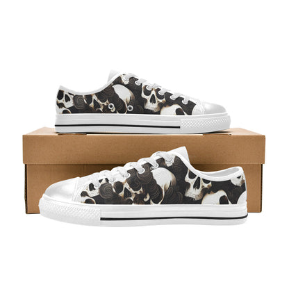 WOMEN'S Skulls Deluxe Canvas Surreal Shoes